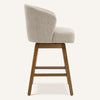 Chatus Counter Stool in Brown Bena Fabric