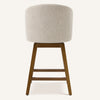 Chatus Counter Stool in Brown Bena Fabric