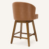 Chatus Counter Stool in Brown Doce Leather