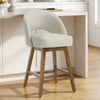 Chatus II Counter Stool in Beige Afus Leather