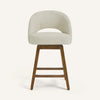 Chatus II Counter Stool in Beige Afus Leather