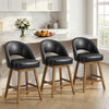 Chatus II Counter Stool in Black Afus Leather