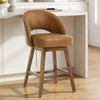 Chatus II Counter Stool in Brown Doce Leather