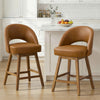 Chatus II Counter Stool in Brown Doce Leather