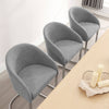 Cider Counter Stool in Gray Agni Fabric
