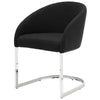 Cider dining chair, Black, 19 1/2"