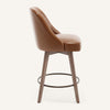 Clinton Counter Stool in Brown Mara Leather