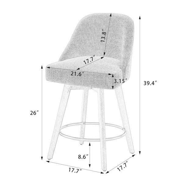 Clinton counter stool dimensions