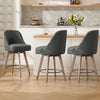 Clinton Counter Stool in Gray Bena Fabric