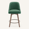 Clinton Counter Stool in Green Bena Fabric