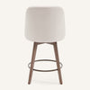 Clinton Counter Stool in White Bena Fabric