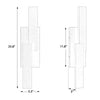 Completer outdoor wall light dimensions