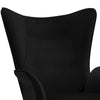 Cortis armchair, Black, 17 3/4"