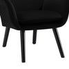 Cortis armchair, Black, 17 3/4"