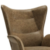 Cortis armchair, Dark brown, 17 3/4"