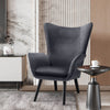 Cortis armchair, Dark gray, 17 3/4"