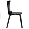 Dark Lager II Dining Chair in Black Frame