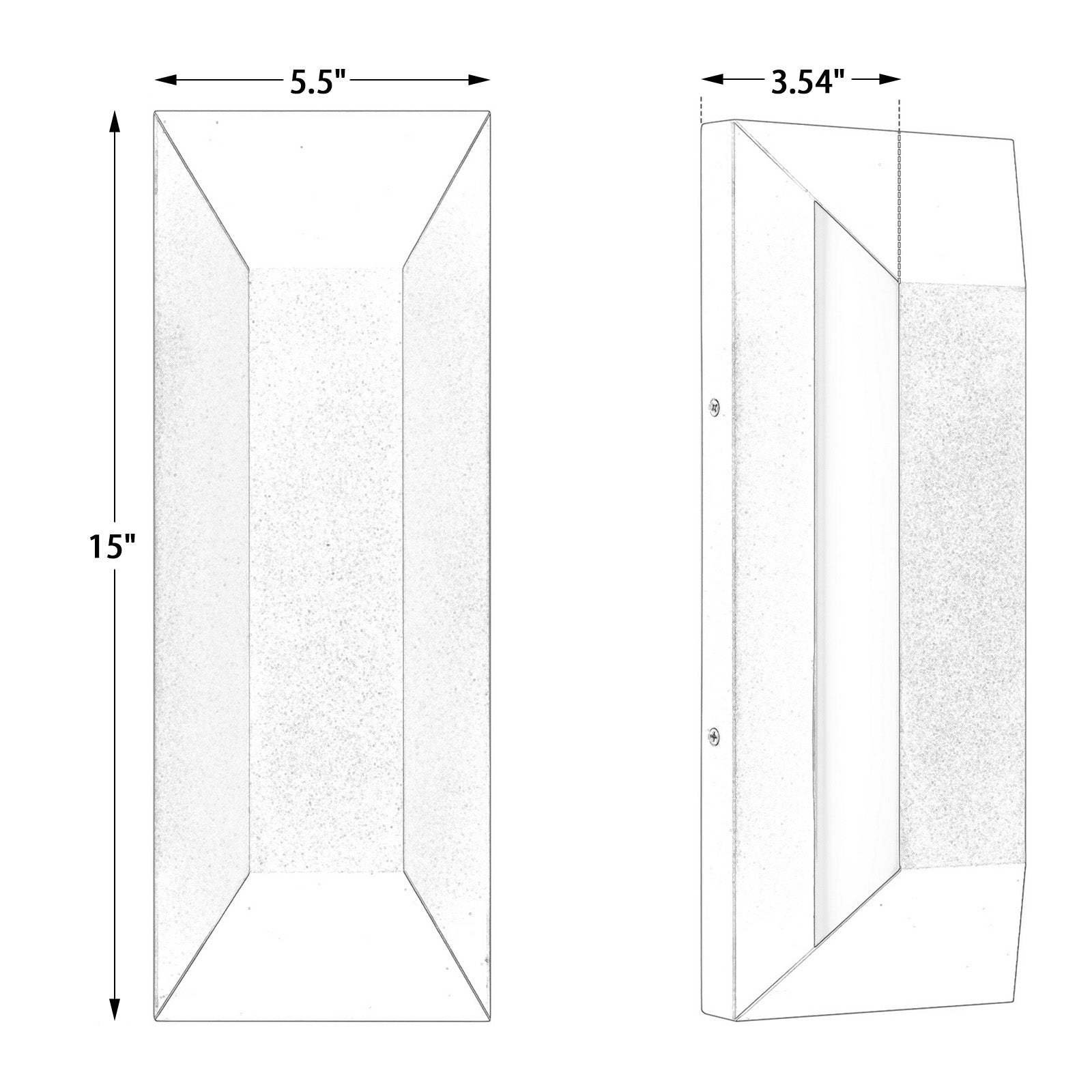 Divona outdoor wall light small dimensions