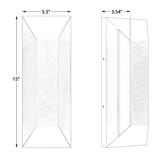 Divona outdoor wall light small dimensions