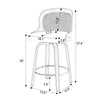 Domina counter stool dimensions