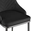 Doppelbock dining chair, Black, 19 1/8"