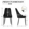 Doppelbock dining chair, Black, 19 1/8"