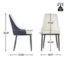 Doppelbock dining chair, Blue, 19 1/8"