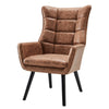 Dorio armchair, Brown, 18 1/2"