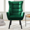 Dorio armchair, Green, 18 1/2"