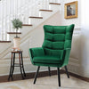 Dorio armchair, Green, 18 1/2"