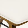 Dorsa bar stool, Cream Hron Leather