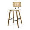 Dorsa bar stool, Cream Hron Leather