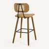 Dorsa bar stool, Mud Hron Leather