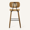 Dorsa bar stool, Mud Hron Leather