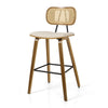 Dorsa bar stool, Ivory Hron Leather