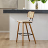 Dorsa bar stool, Ivory Hron Leather