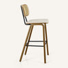 Dorsa bar stool, Ivory Hron Leather