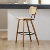 Dorsa Counter Stool in Ivory Hron Leather