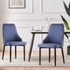 Dunkles dining chair, Blue, 18 1/2"