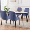 Dunkles dining chair, Blue, 18 1/2"