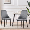 Dunkles dining chair, Dark gray, 18 1/2"