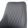 Dunkles dining chair, Dark gray, 18 1/2"