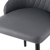 Dunkles dining chair, Dark gray, 18 1/2"