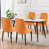 Dunkles dining chair, Orange, 18 1/2"