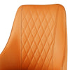 Dunkles dining chair, Orange, 18 1/2"