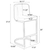 Embrapa bar stool dimensions