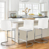 Embrapa bar stool with backrest, Beige-Velvet, 26"