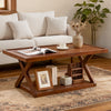 Emei Coffee Table in Brown Oak