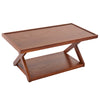 Emei Coffee Table in Brown Oak