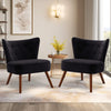 Franc armchair, Black, 18 1/8"